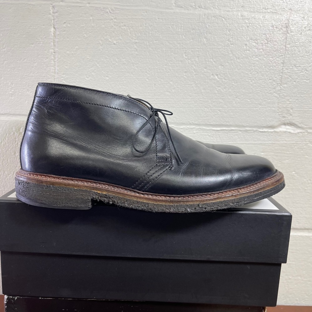 Alden Chukka Ankle Boots Black Leather Goodyear Welt Men's 13 B/D Made In USA